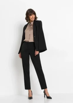 Pantalon Avec Empiècement En Satin -Mode Femme 22207261 esvCdlRX