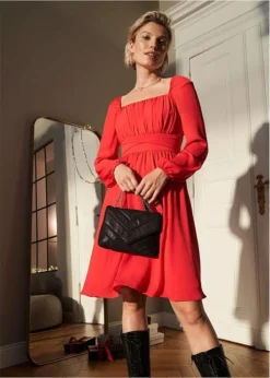 Robe à Manches Ballon -Mode Femme 22216236 rMa4Vpjs