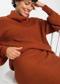 Jupe Midi En Maille -Mode Femme 22219905 CogCrNAR