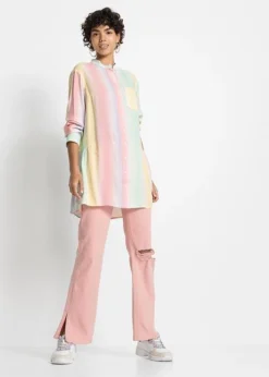 Rainbow Chemisier Long Avec Effet Dégradé En Viscose -Mode Femme 22229609 8ee74C7C