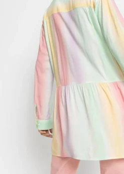 Rainbow Chemisier Long Avec Effet Dégradé En Viscose -Mode Femme 22229616 g5I34dwM