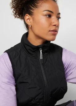 Gilet Matelassé Sans Manches Fonctionnel En Polyester Recyclé -Mode Femme 22229843 RyiSX0iH