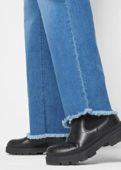 Jean Large Taille Haute, Stretch -Mode Femme 22240077 tn6LeSx8