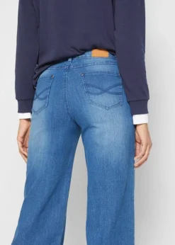 Jean Large Taille Haute, Stretch -Mode Femme 22240078 5llh2Xe8