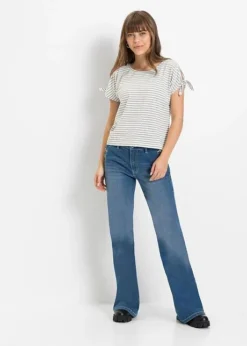 Rainbow Jean évasé Avec Détails Boutons -Mode Femme 22243056 JEoLn0AS