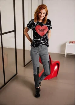 Rainbow Jean Skinny Avec Color Block -Mode Femme 22255561 YGegcGhD