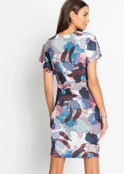 Robe En Jersey Avec Détail Nœud -Mode Femme 22263299 kC3q2Ir4