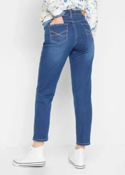 Jean Boyfriend Mid Waist, Ceinture à Nouer -Mode Femme 22266728 Wm2mmG8c