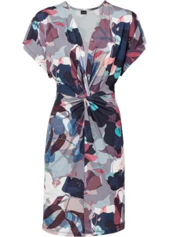 Robe En Jersey Avec Détail Nœud