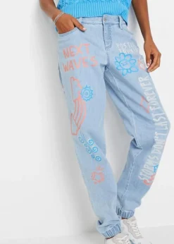 Rainbow Jean Avec Messages -Mode Femme 22268216 1B7g1ZRr