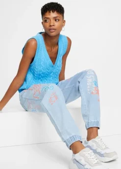 Rainbow Jean Avec Messages -Mode Femme 22269971 xXIq8iaS