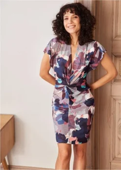 Robe En Jersey Avec Détail Nœud -Mode Femme 23000189 WYEHwk8x