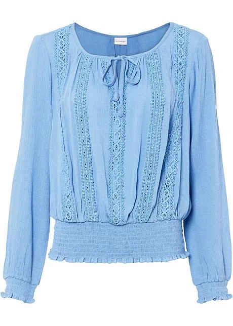 Blouse Avec Dentelle Au Crochet 8 Blouse Avec Dentelle Au Crochet – Image 8