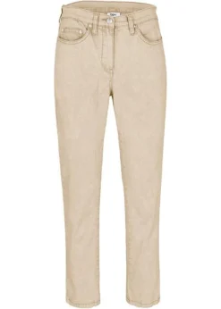 Pantalon Twill Raccourci Look Used -Mode Femme 23001898 8xV8yGcz