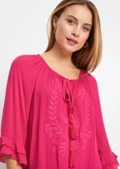 Tunique à Broderie -Mode Femme 23004758 RULaXAWq
