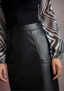 Jupe Crayon Enduite -Mode Femme 23005691 cZfhhmwr