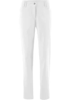 Pantalon Extensible En Bengaline Avec Taille Confortable, Straight -Mode Femme 23010721 pDRLEASz