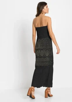 Robe Bandeau En Maille -Mode Femme 23012250 BSBK1KVP