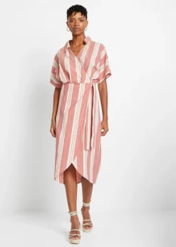 Rainbow Robe Portefeuille En Lin Majoritaire -Mode Femme 23015220 MbJqz6Pu