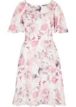 Robe En Chiffon Avec Jacquard