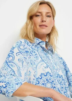 Chemisier Oversize Imprimé -Mode Femme 23019537 o18JHbkM