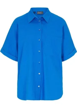 Chemisier Mi-manches Oversize Avec Lin -Mode Femme 23021666 pjtZuGvC