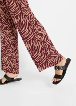 Pantalon En Jersey Viscose Avec Taille Confortable -Mode Femme 23032309 FPBqxfRE