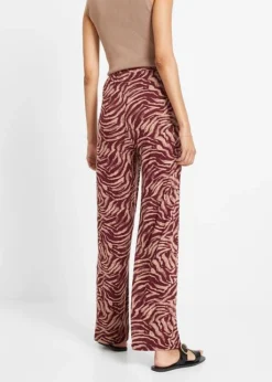 Pantalon En Jersey Viscose Avec Taille Confortable -Mode Femme 23032312 TP5sL4sC