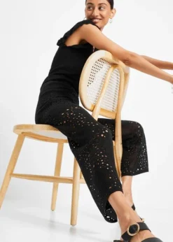 Pantalon En Maille Taille Extensible -Mode Femme 23032851 x1zEiuSW