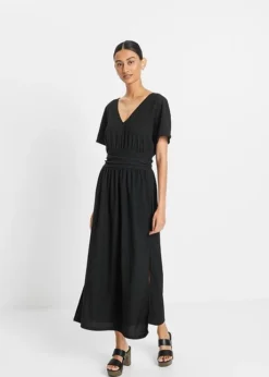 Robe à Manches Papillon Avec Collier -Mode Femme 23035121 CadVZwXs