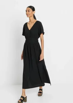 Robe à Manches Papillon Avec Collier -Mode Femme 23035122 50TaYTsJ