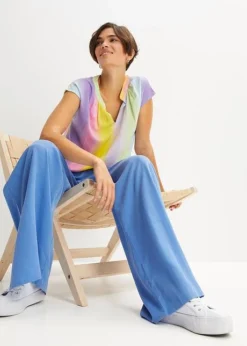 Rainbow Blouse Avec Effet Dégradé En Viscose -Mode Femme 23039469 1PWcu1Ln