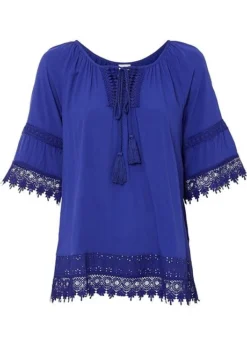 Tunique à Dentelle Et Volants -Mode Femme 23040082 7R8wwpjc