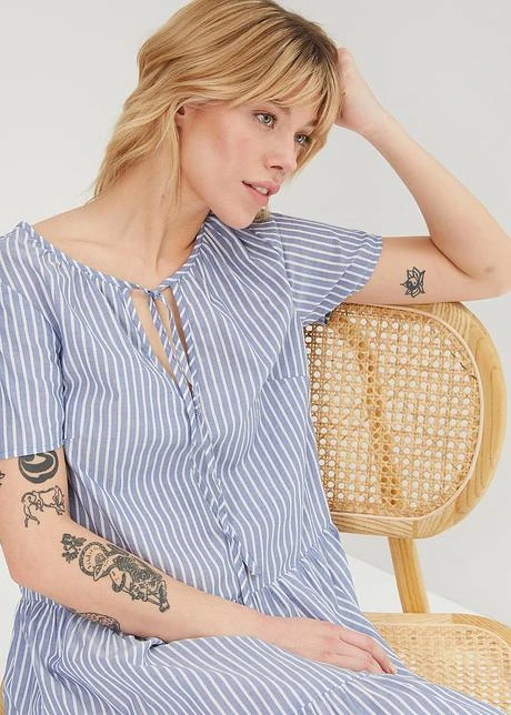 Robe-tunique Estivale, Rayée 5 Robe-tunique Estivale, Rayée – Image 5