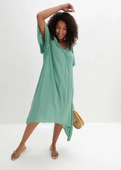 Robe Caftan Longue En Tissu Crêpe, Coupe Ample -Mode Femme 23043807 rFGcPijK
