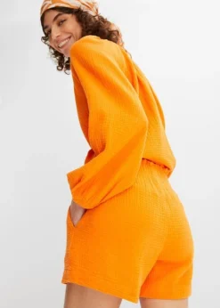 Short En Gaze De Coton -Mode Femme 23044354 zaUtsS0a