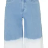 Bermuda En Jean Extensible Dip Dye