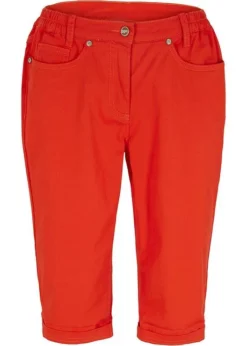 Bermuda Coton Avec Taille Confortable -Mode Femme 23044769 Nmop3ApM