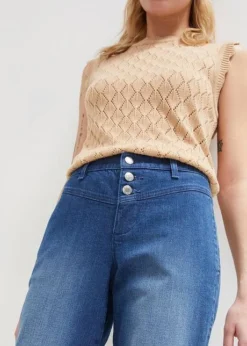 Jean Mom, Taille Moyenne, Longueur Genou -Mode Femme 23044840 4oMZsW09