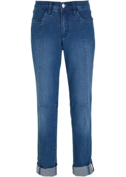 Jean Straight, Taille Moyenne, Retroussable -Mode Femme 23044858 YbXB0azv