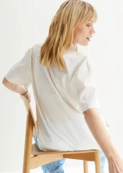 Chemisier Oversize Décontracté En Lin, Manches Courtes -Mode Femme 23045078 sgLcu6Uq