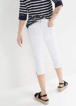 Lot De 2 Jeans Slim, Taille Moyenne, Longueur Genou -Mode Femme 23045244 IMKFxqyz