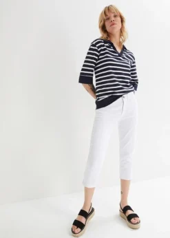 Lot De 2 Jeans Slim, Taille Moyenne, Longueur Genou -Mode Femme 23045251 x38eyAfR