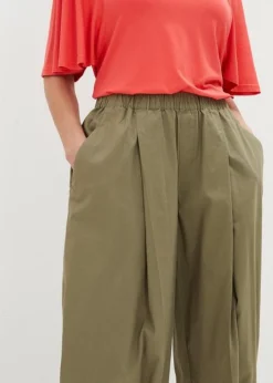 Pantalon Twill Léger, Balloon Fit -Mode Femme 23049996 4DEXpZqL