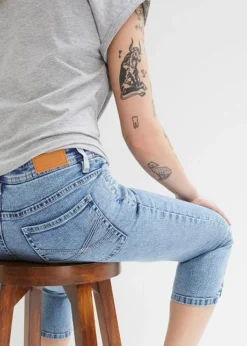 Jean Skinny, Taille Moyenne, Longueur Genou, Extensible -Mode Femme 23050133 JNRfeXW2