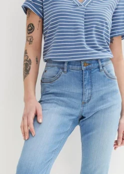 Jean Corsaire Extensible Et Confortable -Mode Femme 23050171 RkgSX4Aw