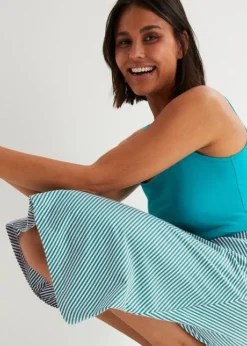 Jupe En Jersey à Rayures, Longueur Genou -Mode Femme 23050540 JOKMB6fX