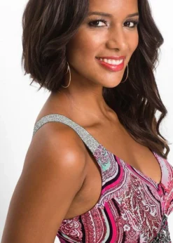 Robe Longue Avec Applications -Mode Femme 23057925 i7hMy7qm