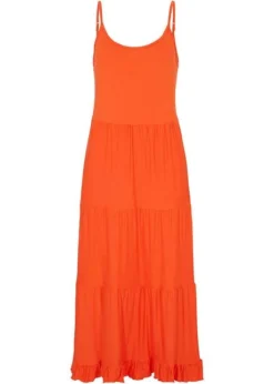 Robe Midi à Volants Et Bretelles Spaghetti 13 Robe Midi à Volants Et Bretelles Spaghetti -Mode Femme 23062132 Dmj0SsXO