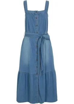 Robe En Jean Estivale Avec Ceinture